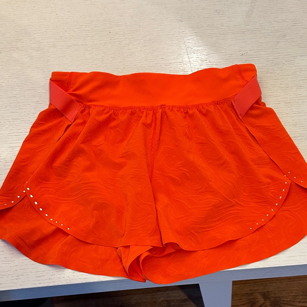 Lululemon Orange Athletic Shorts Fast and Free